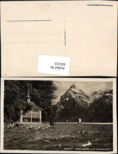 655223,Sisikon Tellskapelle a. Vierwaldstättersee Segelboote