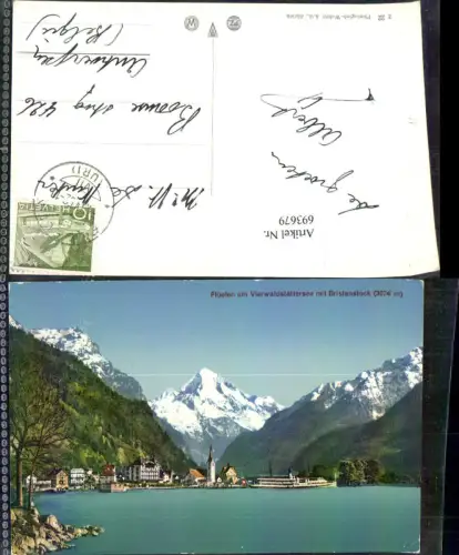 693679 Axenstraße Bristenstock Vierwaldstättersee Fluelen Kt. Uri pub Photoglob Z 22