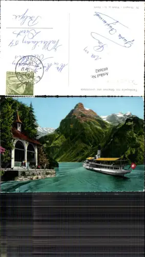693682 Axenstraße Bristenstock Vierwaldstättersee Fluelen Tellskapelle Kt. Uri