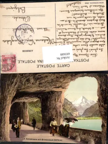 693688 Axenstraße Bristenstock Vierwaldstättersee Fluelen Kt. Uri