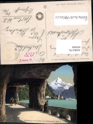 693689 Axenstraße Bristenstock Vierwaldstättersee Fluelen Kt. Uri