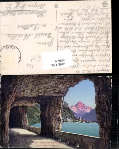 693690 Axenstraße Bristenstock Vierwaldstättersee Fluelen Kt. Uri
