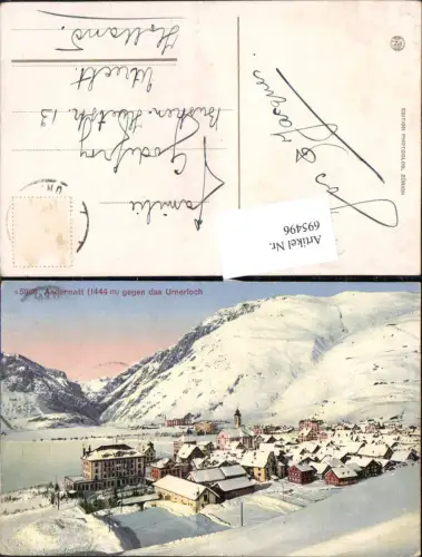 695496 Andermatt Urseren Uri Urnerloch pub Photoglob 5968