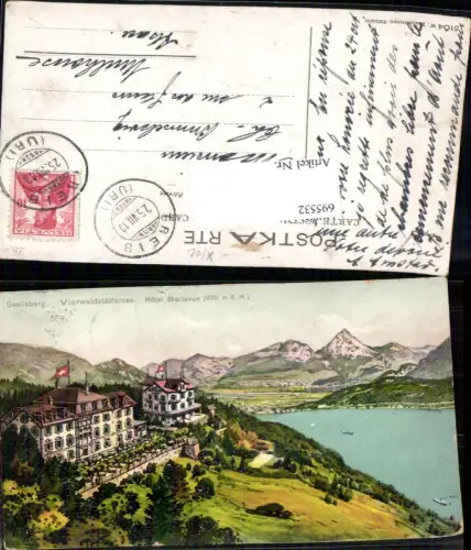 695532 Seelisberg Vierwaldstättersee Hotel Bellevue Treib Uri