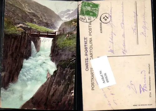 695636 Goeschenen Goeschenenalp Wasserfall Reusstal Uri pub Photoglob 2714