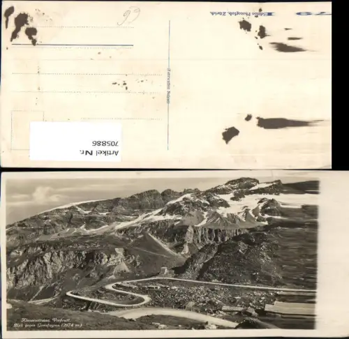 705886 Klausenstraße Vorfrutt Blick gegen Gemsfayren Spiringen Klausenpass