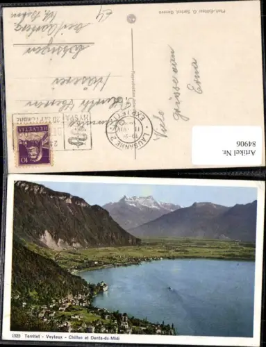84906, Territet Veytaux Chillon et Dents du Midi Kt Waadt