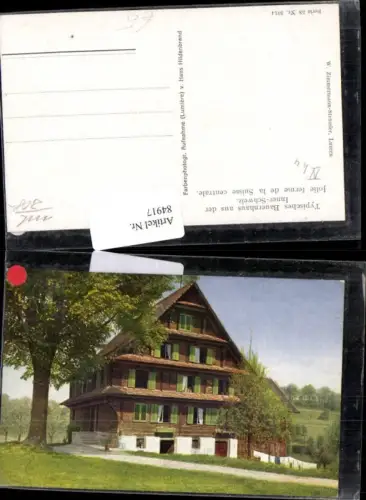 84917, Typisches Bauernhaus aus der Inner- Farbenfotographie