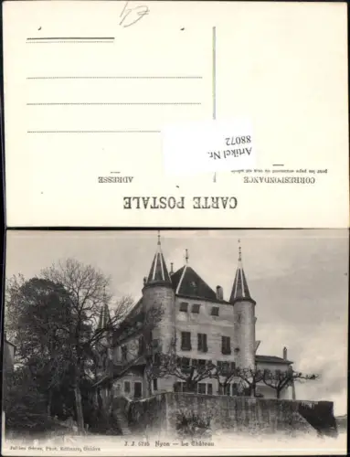 88072,Nyon Le Chateau Detailansicht Kt Waadt