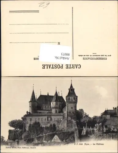 88073,Nyon Le Chateau Detailansicht Kt Waadt
