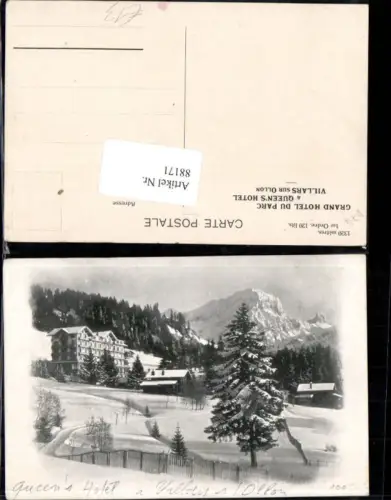 88171,Foto AK Grand Hotel du Parc Villars sur Ollon Kt Waadt