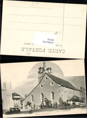 88195,Eglise d Avenches Kirche Detailansicht
