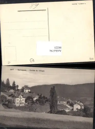 88225,Ballaigues Entree du Village Kt Waadt