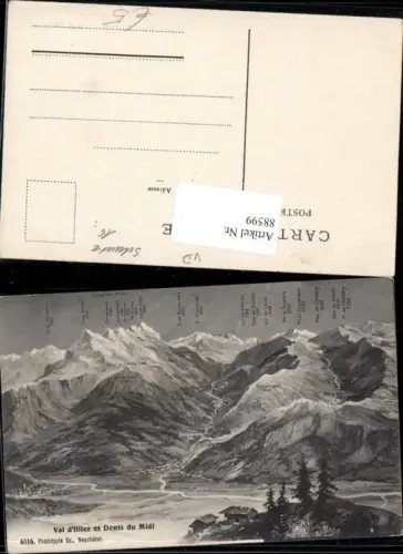 88599,Val d Illiez et Dents du Midi Kt Waadt