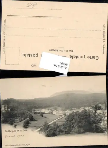 88607,Saint Cergue et la Dole Kt Waadt