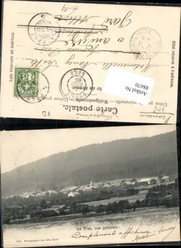 88670,La Praz vue generale Totale Kt Waadt