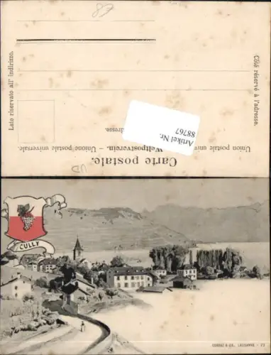 88767,Cully Ortsansicht Kt Waadt