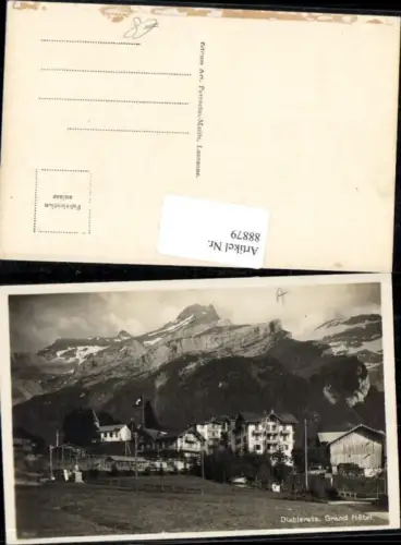 88879,Diablerets Grand Hotel Kt Waadt