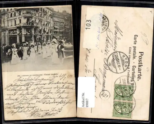 89087,Cortege du centenaire Choeur vaudois 1903 Kt Waadt