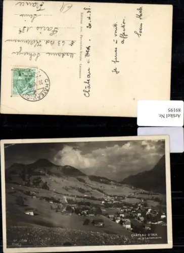 89195,Chateau d'Oex et la Laitmaire Kt Waadt