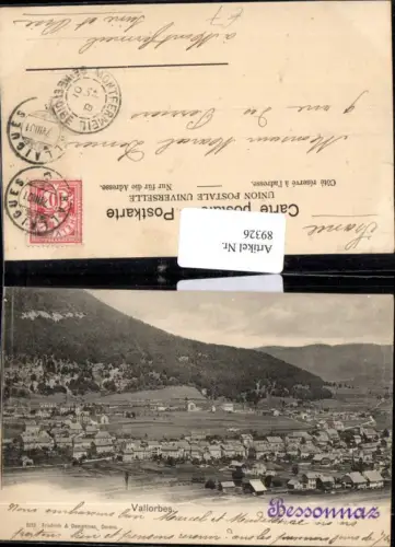89326,Vallorbe Bessonnaz Kt Waadt