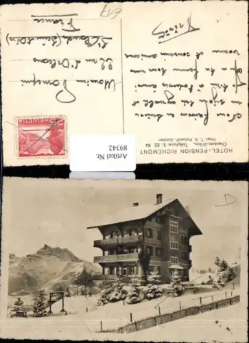89342,Richemont Hotel Pension Chesieres Villars Ollon Aigle Kt Waadt Vaud