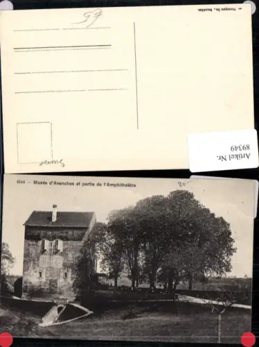 89349,Musee d'Avenches et partie de l'Amphitheatre Kt Waadt