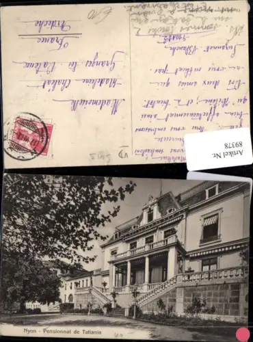 89378,Nyon Pensionnat de Tatiania Kt Waadt