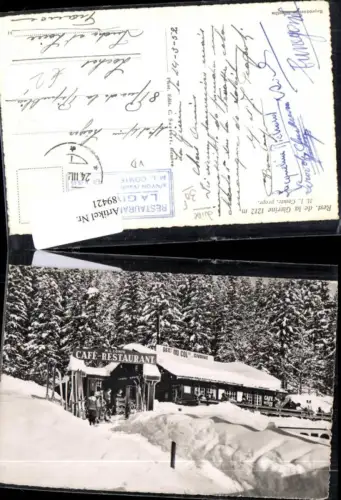 89421,Rest. De la Givrine Kt Waadt Winterlandschaft