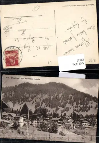 89437,Chésières les nouveaux chalets Kt Waadt