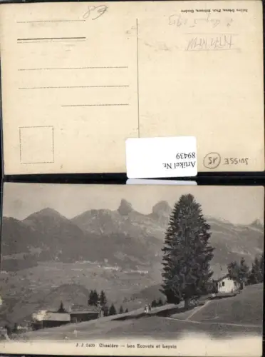 89439,Chésières Villars et le Grand Muveran Kt Waadt