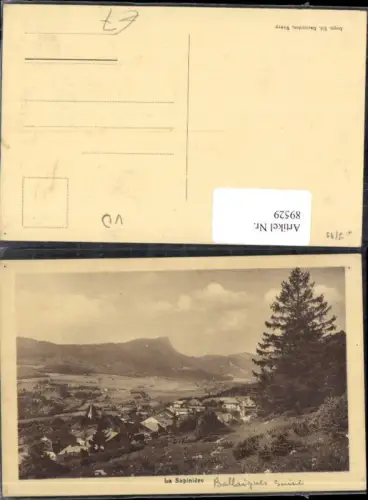 89529,La Sapiniere Kt Waadt 1899