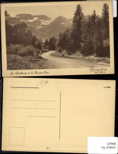 89665,Les Diablerets et la Grande Eau Fluss Kt Waadt