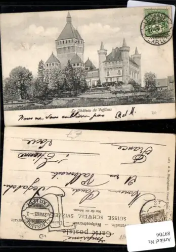 89706,Le Chateau de Vufflens Kt Waadt