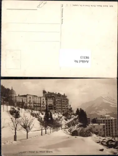 98313,Leysin Hotel du Mont Blanc Kt Waadt