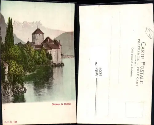98358,Chateau de Chillon Kt Waadt