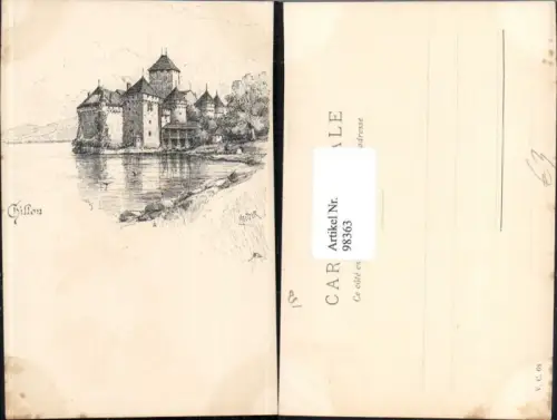 98363,Chillon Detailansicht Kt Waadt