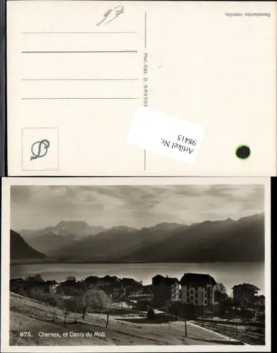 98415,Cherex et Dents du Midi Kt Waadt