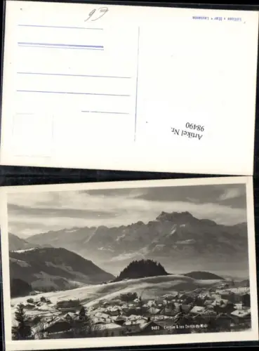 98490,Leysin e les Dents du Midi Kt Waadt