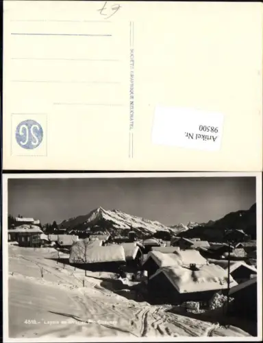 98500,Leysin en hiver et Pic Chaussy Kt Waadt