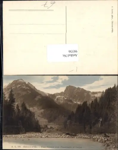 98536,Chateau d Oex Pont Turrian avec Planachaux et Corjon Kt Waadt