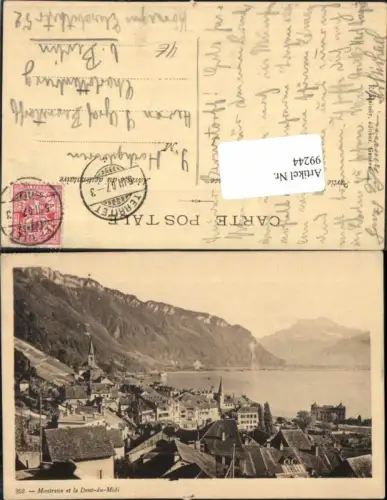 99244,Montreux et la Dent du midi Kt Waadt