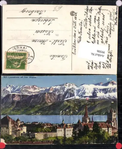99506,Lausanne et les Alpes Kt Waadt