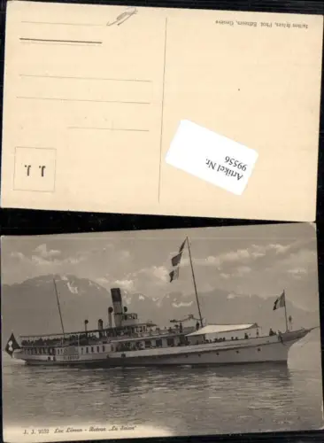 99556,Lac Lemon Bateau La Suisse Dampfer La Suisse Detailansicht Kt Waadt