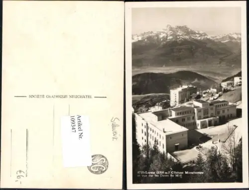 109347,Leysin Clinique Krankenhaus Dents du Midi Kt. Waadt