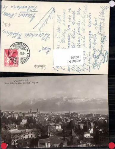 109399,Lausanne Häuser Totale Kt. Waadt