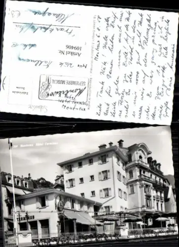 109406,Montreux Hotel Terminus Kt. Waadt