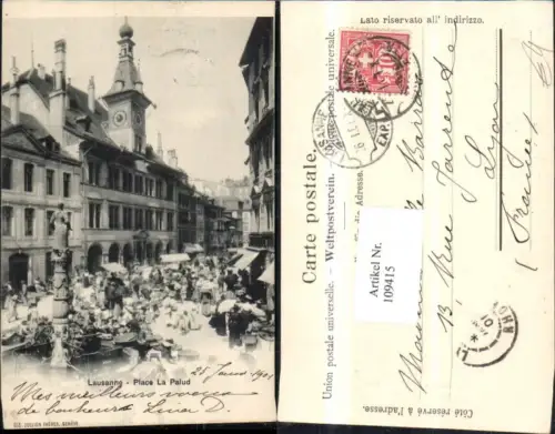 109415,Lausanne Place la Palud Kt Waadt