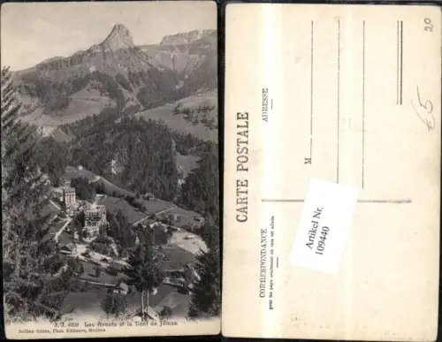 109440,Les Avants et la Dent de Jaman Kt Waadt