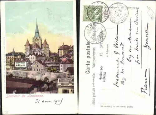 109468,Souvenir de Lausanne Kt Waadt